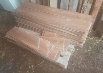 Panele podłogowe z demontażu używane 25 m brązowe