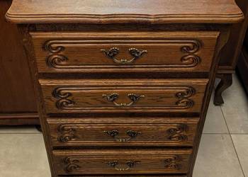 Dębowa szyfoniera,komoda ludwikowska-sklep Dąbrowa Górnicza