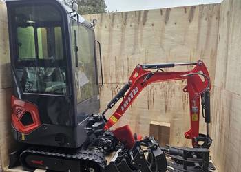 NOWA Minikoparka LEITE 1012 | Kabina | Joysticki | EURO 5 +  Bogaty osprzęt