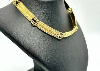 Złota bransoletka pr 585 14,35g (Długość 18,5 cm)