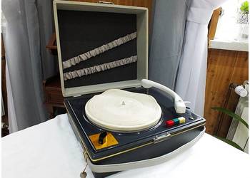 Stary Gramofon Foletta Stereo M64 z lat 50- 60' Zabytek Vintage