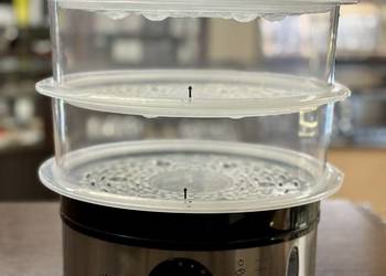 Parowar 3 Piętrowy Hoffen Steam Cooker