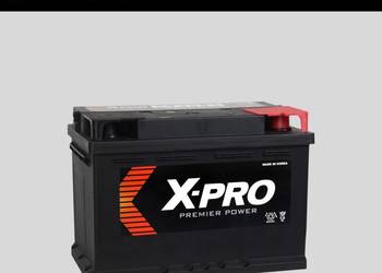 Akumulator X-PRO 74Ah 680A EN wysoki Prawy Plus