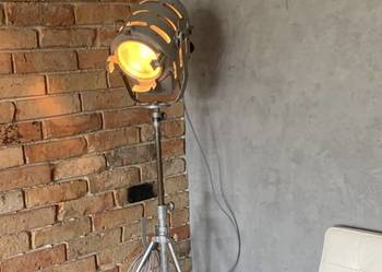 Lampa PRL oświetlenie teatralne filmowe vintage