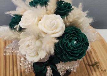 Flower Box biel butelkowa zieleń