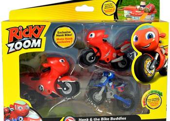 Figurki Zestaw Motor Motocykl Ricky Zoom Loop Hoopla Hank