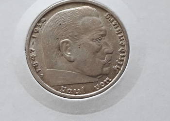 2 Marki Paul von Hindenburg 1938 r. men. B - nr 1 2 Marki Paul von Hindenburg 1938 r. men. B - nr 1