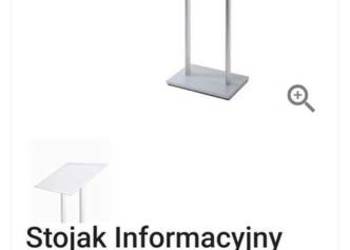 Stojak informacyjny na Menu A2