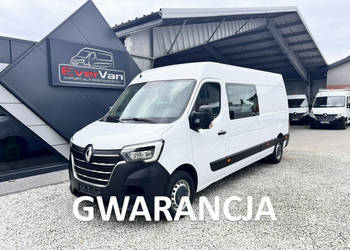 Renault Master max L3H2 7 osobowy brygadówka lift doka 50tys km! pełna opc…