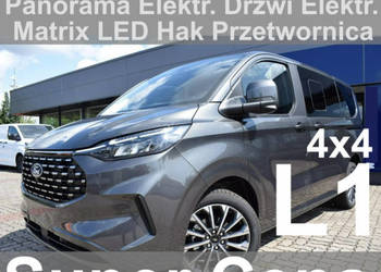 Ford Tourneo Custom L1 4x4 170KM Titanium X Webasto Panorama Hak Matrix LE…