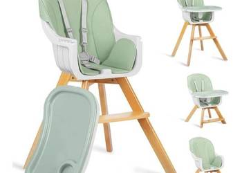 Drewniane krzesełko do karmienia Ricokids