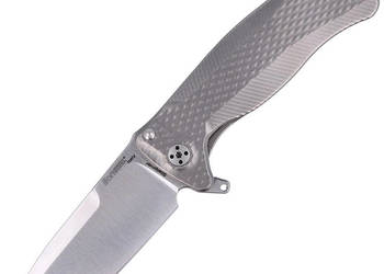 Nóż składany LionSTEEL SR22 Grey Titanium, Satin Sleipner by Molletta (SR2…