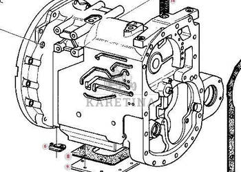 Fendt Favorit 514 Obudowa Korpus Skrzyni Biegów CZĘŚCI 514100051015