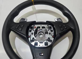 KIEROWNICA BMW E60 E61 M PAKIET ŁOPATKI