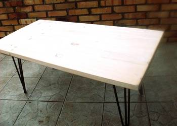 Ława, stół retro ze starego drewna 120x60