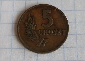 5 GROSZY 1949 ROK - POLSKA