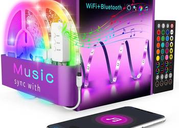 Taśma Popotan LED Lights 10m Smart Bluetooth WiFi