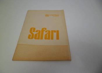 Safari Unitra Diora - instrukcja montażu radioodbiornika - PRL