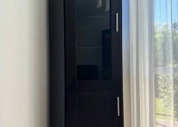 Komplet mebli używanych naturalna okleina kolor wenge