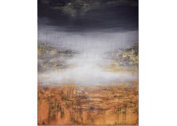 Gold rush 12 nowoczesny obraz abstrakcyjny ręcznie malowany