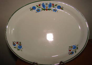 Lubiana wzór kaszubski półmisek PRL Lubiana wzór kaszubski półmisek PRL