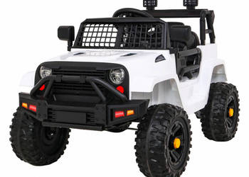 Autko Jeep Dark Night na akumulator dla dzieci Biały