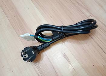kabel przewód 230V LG od/do TV, uniwersalny, czarny, 3 żyły, 160 cm