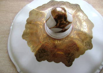 Starocie z PRL Stare naczynia Pokrywka od wazy do zupy do rozpoznania 18 cm