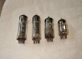 Lampy elektronowe: nieznane, cena za 4 szt.