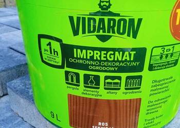 Vidaron impregnat ochronno dekoracyjny ogrodowy mahoń sekwoja tik dąb 9l