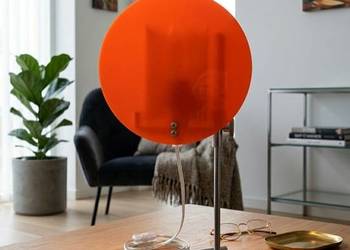 Unikatowa Designerska Lampa Stołowa  – Modern Orange