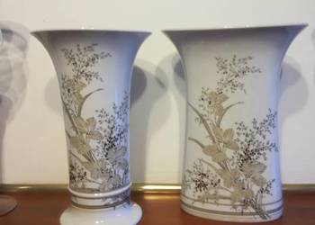 Komplet  wazony Ekskluzywna piękna porcelana AK Kaiser desig