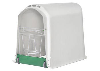 Domek dla cieląt pojedynczy CalfOTel Comfort z przednią bramką z progiem (…