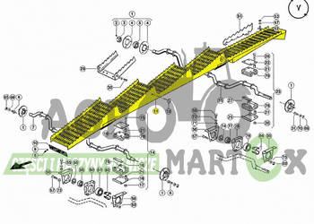 0006786510, 6786510, 0005559320, 5559320 WYTRZĄSACZ KLAWISZ L-4400 CLAAS