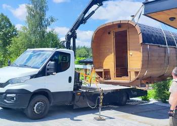 Usługi transportowe transport HDS żuraw dźwig miniżuraw