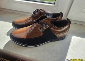 Sprzedam nowe skórzane buty brązowe rozmiar 43