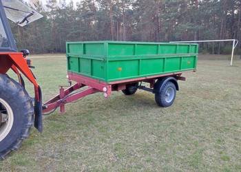 Przyczepa rolnicza jednoosiowa wywrotka