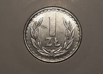 1 złoty 1985 r. - nr 13 - około mennicze