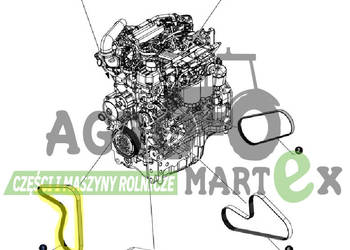 84412878 PAS WIELOROWKOWY 8PK1425 CNH