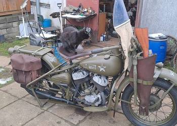 Bardzo ładnie odrestaurowany harley davidson wla