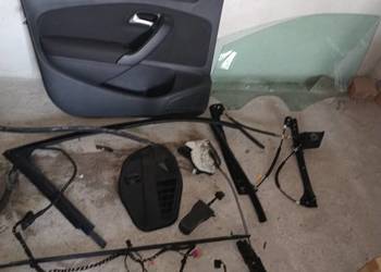 zamek szyba podnośnik itp DRZWI lewe przednie  od  VW POLO 6R 6C 2009 -