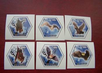 Czad 2014 MNH Fauna Zwierzęta Nietoperze