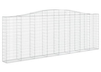 Kosze gabionowe 5 szt 400x30x140/160 cm galwanizowane żelazo WM-3145855