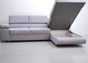 SAR DESIGN NOWOCZESNY NAROŻNIK funkcja spania pojemnik zagłó
