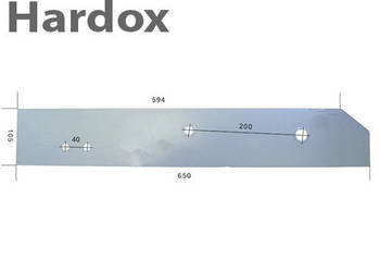 Płoza długa HARDOX 063604/L części do pługa KVERNELAND