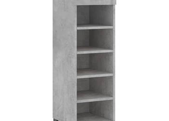 Szafka na buty szarość betonu 30x35x105 cm WM-829680