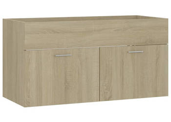 Szafka pod umywalkę dąb sonoma 90x385x46 cm WM-804668