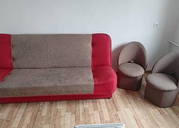 Wersalka rozkładana + 2 fotele