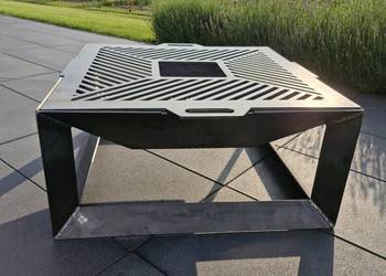 palenisko ogrodowe 4mm z rusztem 6mm o wymiarach 75x75 grill nowość