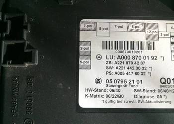 Moduły drzwi Mercedes  A221 870 42 87